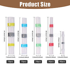 5 стиль водонепроницаемые пластиковые термоусадочные паяные соединители проводов&nbsp;AJEW-CA0004-55