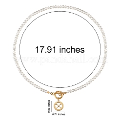 Collane con ciondolo in acciaio inossidabile 304&nbsp;NJEW-SZ0001-34