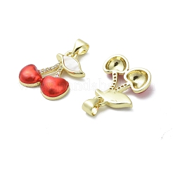 Латунные микро проложить кубического циркония подвески&nbsp;KK-D384-08G