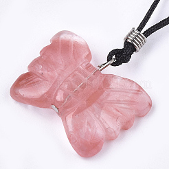 Кулон из стекла с арбузом и стекла G-T113-07C-B