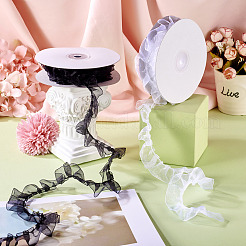 2 рулон двухцветной цветочной полиэстеровой кружевной ленты&nbsp;OCOR-TA0002-66