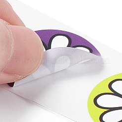 4 узорная бумага спасибо наклейки в рулонах STIC-E001-15