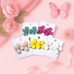 Цветочные сплава серьги&nbsp;EJEW-HY0001-09