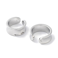 Покрытие стойки латунное кольцо-манжета EJEW-C081-11P