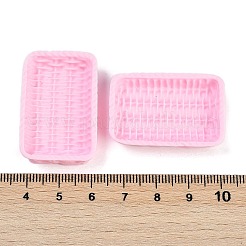 Cabochon in resina a forma di cestino in rattan&nbsp;RESI-Q014-07J