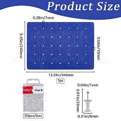 Прямоугольные доски объявлений из фетра AJEW-WH20006-28B