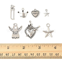 40шт 7 стиля подвески из сплава в тибетском стиле FIND-FS0004-31