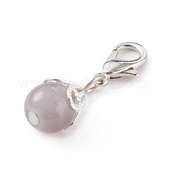 Имитация нефрита стеклянные подвески HJEW-JM00461