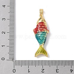 Латунь эмаль подвески&nbsp;KK-Z124-03G-01