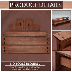 2-слойная деревянная модель игрушечного держателя в сборе ODIS-WH0025-207