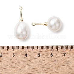 2 stücke 2 arten shell perle anhänger&nbsp;PALLOY-JF05423