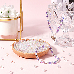 Прозрачные акриловые бусины&nbsp;MACR-SP0001-28A-01