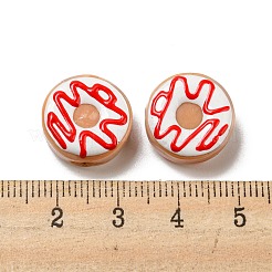 Нити эмалевых бусин лэмпворк ручной работы LAMP-A001-F05