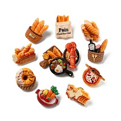 12 Stück 12 Stile Brot-Themen-Harz-Pins&nbsp;JEWB-CJ0003-09