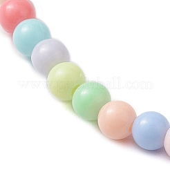 Браслеты с синтетическими бирюзовыми звеньями в виде пляжной черепахи BJEW-JB10238-02