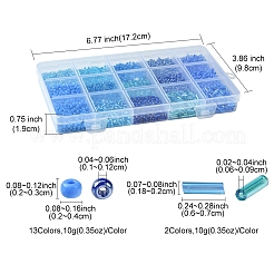150 г 15 вида стеклянных бусин с краской для выпечки&nbsp;SEED-FS0001-31A