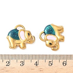 Подвески из нержавеющей стали 304 с эмалью&nbsp;X1-STAS-I346-18G-02