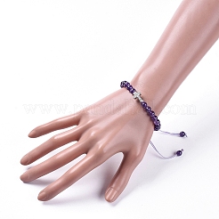 Braccialetti di perline in ametista naturale&nbsp;BJEW-JB04804-04