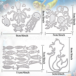 Углеродистая сталь разрезает трафареты DIY-CP0001-08