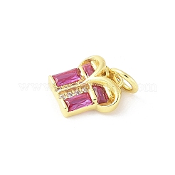 Латунные микро проложить кубического циркония подвески&nbsp;KK-Z101-02G-05