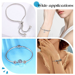 40 шт. 4 вида бусин из нержавеющей стали&nbsp;STAS-ME0002-43