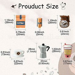 10шт 5 стиля силиконовые бусины&nbsp;SIL-CJ0003-13