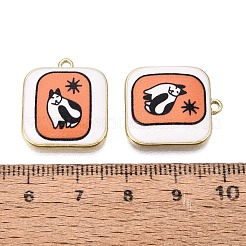 Imprimés alliage pendentifs en émail&nbsp;ENAM-N072-01KCG-03