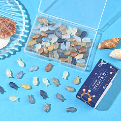 90 шт. нити из матовых стеклянных бусин 9 цветов&nbsp;GLAA-SC0002-86