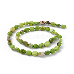 Нити из натуральных бирюзовых бусин G-P494-A02