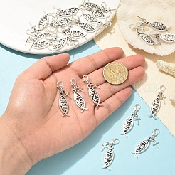 Décorations de pendentif en alliage 30pcs&nbsp;HJEW-YW00475