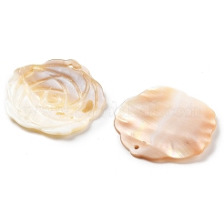 Резные подвески из натуральных пресноводных ракушек SHEL-Z002-01