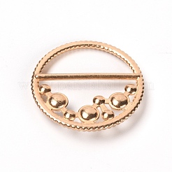 Hebillas de perlas de imitación de resina de aleación&nbsp;JEWB-WH0014-07F
