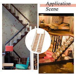 2 шт. 2 стиля деревянная лестница миниатюрные украшения&nbsp;AJEW-DC0003-52