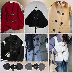 12 шт. пряжка из смолы и искусственной кожи&nbsp;AJEW-PH0006-49A-02