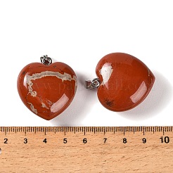Pendentifs de jaspe rouge naturel&nbsp;GG-CBAA0EE-04P-15