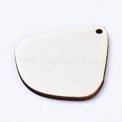 Anhänger aus Naturholz&nbsp;WOOD-WH0100-37A