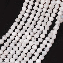 Бусины из натурального радужного лунного камня G-G792-34B