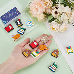 14 шт. 7 стиля День учителя пищевые экологически чистые силиконовые фокусные бусины SIL-SC0001-75