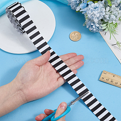 Cinta de poliéster con estampado de rayas&nbsp;OCOR-WH0078-526A-02