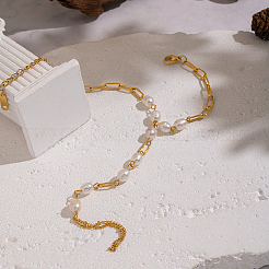 Элегантные браслеты из натуральных бусин пресноводного жемчуга&nbsp;KX0637