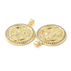 Стойки обшивки латунь микро проложить Циркон подвеску&nbsp;KK-C021-10G-02