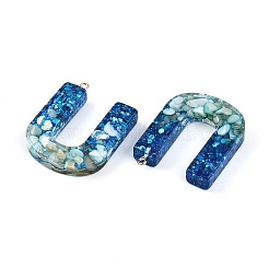 Подвески из прозрачной эпоксидной смолы&nbsp;CRES-YW0002-11U