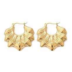 Серьги-кольца из нержавеющей стали 304&nbsp;EJEW-V016-11G-01