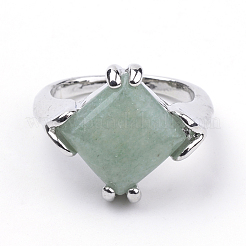 Натуральные зеленые авентурные кольца G-S242-08-B