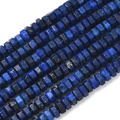 Gefärbt natürliche Lapislazuli Perlen Stränge&nbsp;G-G317-A24-3x6mm