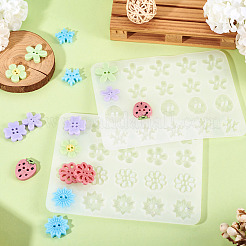 2 moule en silicone pour boutons de bricolage&nbsp;DIY-TA0013-33