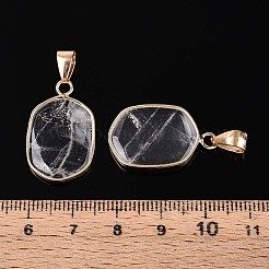 Природного кварца хрустальных подвесок G-N349-04I-G