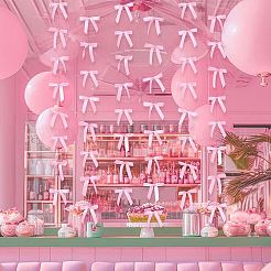 6 шт. полиэстеровый бант для подвешивания&nbsp;AJEW-SP0002-71B