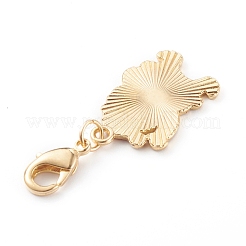 Рождественские тематические подвески из сплава с эмалью&nbsp;HJEW-JM00457-02