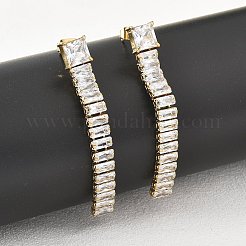 Серьги-гвоздики с кисточками из нержавеющей стали 304 с прозрачным кубическим цирконием EJEW-Z094-01D-G02